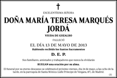 María Teresa Marqués